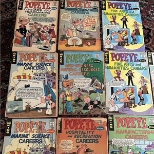 Vintage 1972 & 1973 Lot of 11 Pop Eye Comic Books